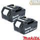 Genuine Makita Bl1850 Twin Pack 18v 5.0ah Lxt Li-ion Battery With Star