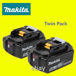 Genuine Makita BL1850B 18v 5.0ah LXT Li-ion Battery Twin Pack Circuit Protection