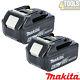 Genuine Makita Bl1860 Twin Pack 18v 6.0ah Lxt Li-ion Battery With Star
