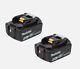 Genuine! Makita Bl1860b 2 X 18v 6ah Lxt Li-ion Makstar Battery Twin Pack