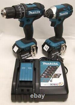 MAKITA DLX2131TJ 18V Li-ion LXT Combi & Impact Twin Pack With 2 x 5Ah Batteries