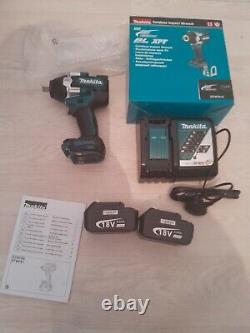 MAKITA DTW701Z 18V LXT 1/2 IMPACT WRENCH (2x6ah Not Original) Genuine Charger