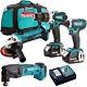 Makita 18v Lxt Li-ion 4pcs Monster Kit With 2 X 5.0ah Batteries & Charger In Bag