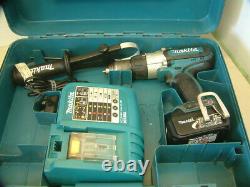 Makita BHP451 LXT Combi Hammer Drill 3Ah Li-ion Battery + Charger + Carry Case