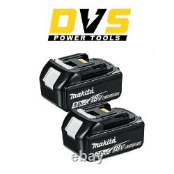 Makita BL1850 18V LXT 5.0Ah Li-Ion Battery Twin Pack