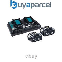 Makita BL1850 18v 2 x LXT 5.0ah Lithium-Ion Batteries + DC18RD Dual Port Charger