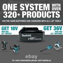 Makita BL1850 18v 2 x LXT 5.0ah Lithium-Ion Batteries + DC18RD Dual Port Charger