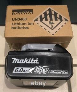 Makita BL1860B 18V 6AH LXT Li-ion Genuine Makstar Battery 4pk & DC18RD Charger
