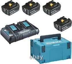 Makita BL1860B 18V 6AH LXT Li-ion Genuine Makstar Battery 4pk & DC18RD Charger