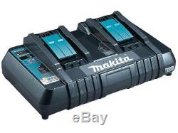 Makita BL1860X2DC18RD 2 x 18v 6Ah LXT Li-ion Genuine Makstar Battery and Charger