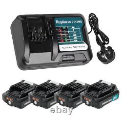 Makita Battery 10.8V 12V 2.0AH BL1021B BL1041B BL1040 BL1015 LXT DC10WD Charger
