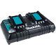 Makita Dc18rd 14.4 18v Lxt Li-ion Twin Port Battery Charger 240v