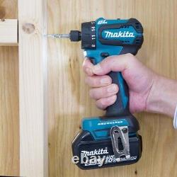 Makita DDF083Z 18v LXT Li 6.35mm Drill Driver Cordless 1/4 Hex + Makpac Inlay