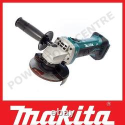 Makita DGA452Z 18 Volt LXT Li-Ion 4 1/2 115mm Cordless Angle Grinder Body Only
