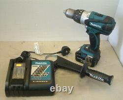 Makita DHP451 LXT Combi Hammer Drill 3Ah Li-ion Battery + Charger + Carry Case