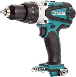 Makita DHP458Z 18v LXT 2 Speed Combi Hammer Drill Body Only Max Torque