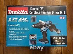 Makita DHP481 18V Li-Ion LXT Brushless Combi Drill With 5Ah battery