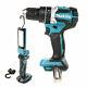 Makita Dhp484 18v Lxt Brushless Combi Drill With Dml801 12 Led Light Torch