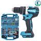 Makita Dhp484z 18v Lxt Li-ion Brushless Combi Drill With 101 Piece Accessory Set