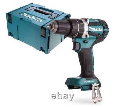 Makita DHP484Z 18v LXT Li-ion Brushless Combi Drill with Type 3 Case with inlay