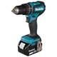 Makita Dhp485sfe 18v Cordless Lxt Hammer Combi Drill 2 X 3.0ah Batteries Charger