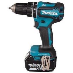 Makita DHP485SFE 18v Cordless Lxt Hammer Combi Drill 2 x 3.0ah Batteries Charger