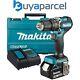 Makita Dhp487 18v Lxt Lithium Brushless Combi Hammer Drill Sub Compact 1 X 3ah