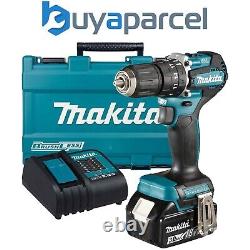 Makita DHP487 18V LXT Lithium Brushless Combi Hammer Drill Sub Compact 1 x 3AH