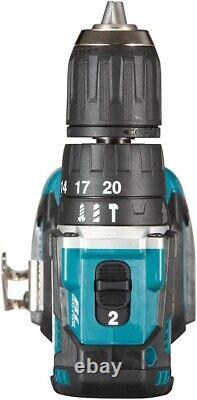 Makita DHP487 18V LXT Lithium Brushless Combi Hammer Drill Sub Compact 1 x 3AH