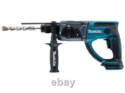 Makita DHR202Z LXT 18v SDS Hammer Drill 3 Function + 5 x Bits Chisel + Chuck