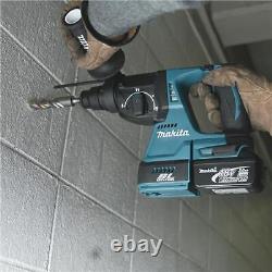 Makita DHR242Z 18v LXT SDS Rotary Hammer Drill + SDS Bits Chisel + Keyless Chuck