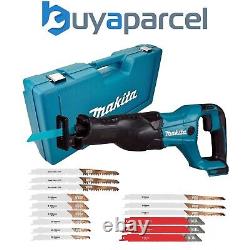 Makita DJR186Z 18v LXT Reciprocating Recip Sabre Saw DJR186ZK Bare & Case Blades