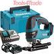 Makita Djv180z 18v Lxt Li-ion Jigsaw With 2 X 3.0ah Batteries & Charger In Case