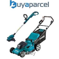 Makita DLM480Z 18v / 36v LXT Cordless Battery Lawn Mower +DUR181Z Grass Strimmer