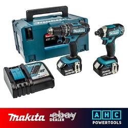 Makita DLX2131TJ 18V Li-ion LXT DHP482 Combi and DTD152 Impact KIT (2 X 5.0ah)