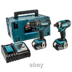 Makita DLX2131TJ 18V Li-ion LXT DHP482 Combi and DTD152 Impact KIT (2 X 5.0ah)