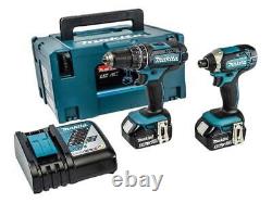 Makita DLX2131TJ 18V Li-ion LXT DHP482 Combi and DTD152 Impact KIT (2 X 5.0ah)