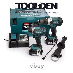 Makita DLX2145TJ LXT 18V Cordless Combi & Impact Twin Pack with 2x 5.0Ah Batteri