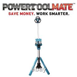 Makita DML814 18v LXT LED 3 Way Tripod Site Light Pivot Head Cordless 3000 Lumen