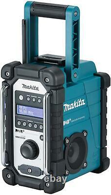 Makita DMR110W DAB PLUS LXT CXT 10.8 18v White LI-ion Job Site Radio 18v Battery