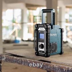 Makita DMR116 Site Radio Blue Lithium ION AM FM 7.2- 18v 240v LXT G Series +Plug