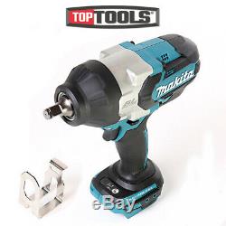 Makita DTW1002Z 18 V LXT Brushless 1/2In Impact Wrench Bare Unit Blue Large 500 W