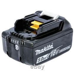 Makita Genuine BL1850 18V 5.0Ah LXT Li-Ion Twin Battery With Twin Port Charger