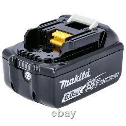 Makita Genuine BL1860 18V 6.0Ah LXT Li-Ion Twin Battery With Twin Port Charger