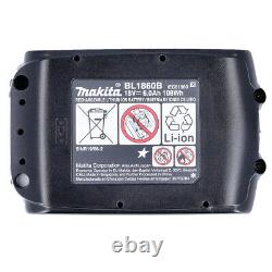 Makita Genuine BL1860 18V 6.0Ah LXT Li-Ion Twin Battery With Twin Port Charger