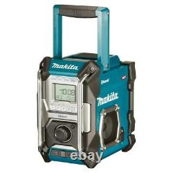 Makita Job Site Bluetooth Radio MR002GZ Blue LXT XGT 18V 40v Max +18v Battery