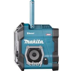 Makita Job Site Bluetooth Radio MR002GZ Blue LXT XGT 18V 40v Max +18v Battery