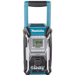 Makita Job Site Bluetooth Radio MR002GZ Blue LXT XGT 18V 40v Max +18v Battery