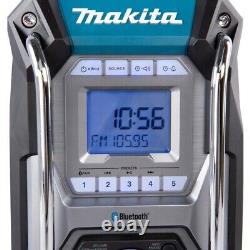 Makita Job Site Bluetooth Radio MR002GZ Blue LXT XGT 18V 40v Max +18v Battery