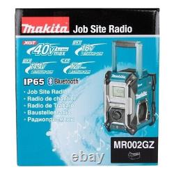 Makita Job Site Bluetooth Radio MR002GZ Blue LXT XGT 18V 40v Max +18v Battery